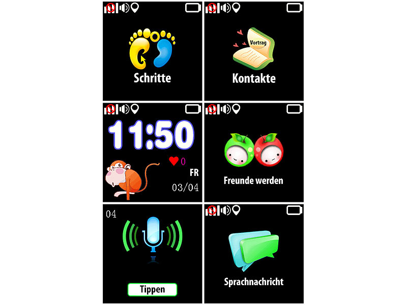 ; Kinder-Smartwatches mit GSM- & LBS-Tracking Kinder-Smartwatches mit GSM- & LBS-Tracking 