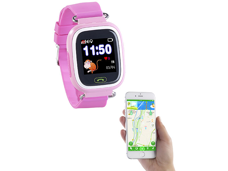 ; Kinder-Smartwatches mit GSM- & LBS-Tracking 