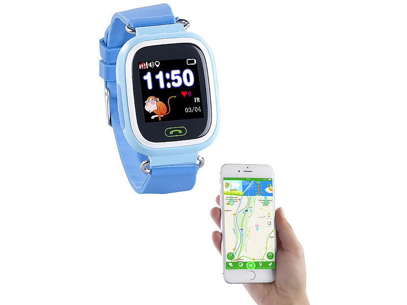 ; Kinder-Smartwatches mit GSM- & LBS-Tracking 