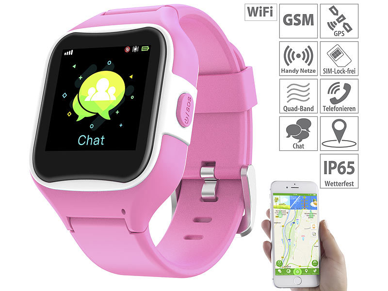 ; Kinder-Smartwatches mit GSM- & LBS-Tracking 