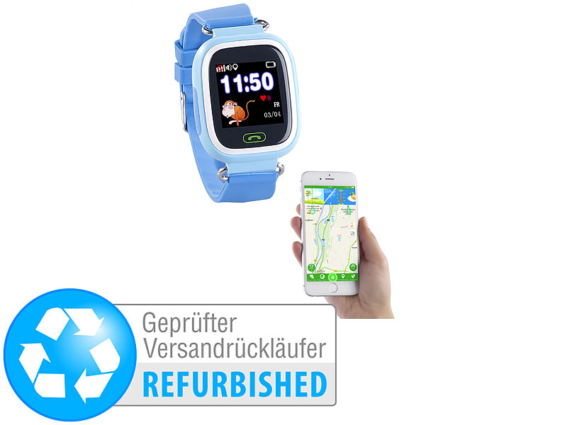 ; Kinder-Smartwatches mit GSM- & LBS-Tracking 