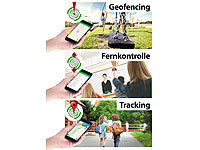 ; Wasserdichte GPS-, WLAN- & GSM-Tracker mit Apps & SOS-Funktionen 