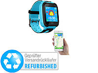 TrackerID Kinder-Smartwatch mit Telefon, SOS-Funktion, blau (Versandrückläufer)