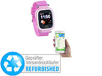 TrackerID Kinder-Smartwatch, Telefon, GPS-, GSM-, Versandrückläufer; Wasserdichte GPS-, WLAN- & GSM-Tracker mit Apps & SOS-Funktionen 