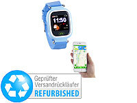 TrackerID Kinder-Smartwatch, Telefon, GPS-, Versandrückläufer,; Wasserdichte GPS-, WLAN- & GSM-Tracker mit Apps & SOS-Funktionen 